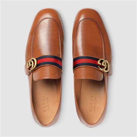 gucci loafer brown|black gucci loafers men's.